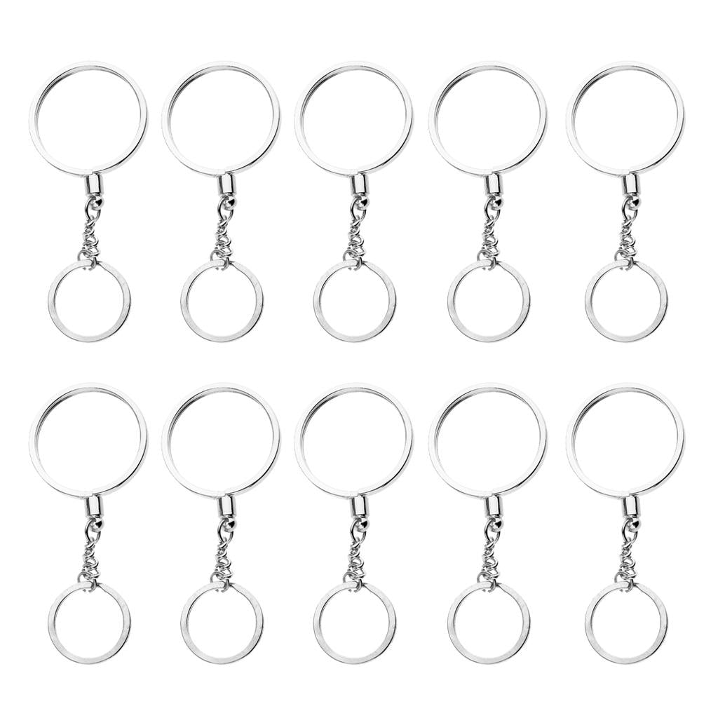 10pcs Coin keyring Pendant Keychain Commemorative Coin Keyring Creative Gift