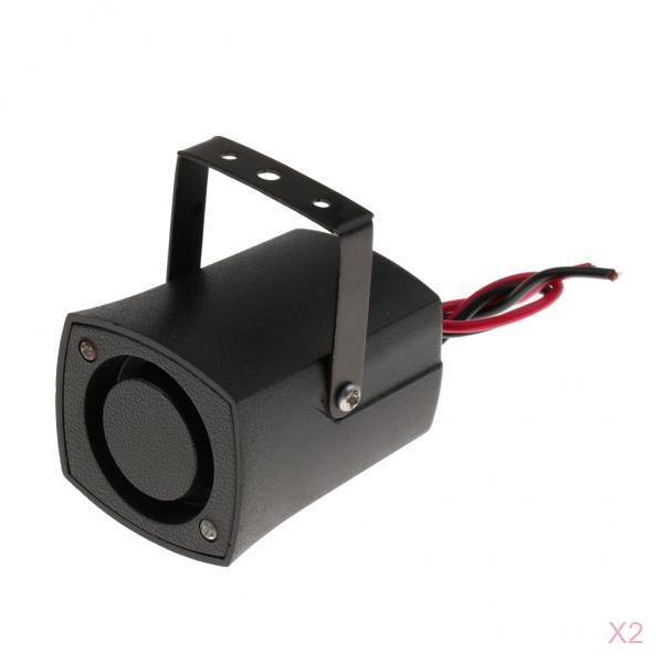 2Pcs 12V Car Reversing Alarm Horn Speaker Beeper Buzzer Warning Waterproof