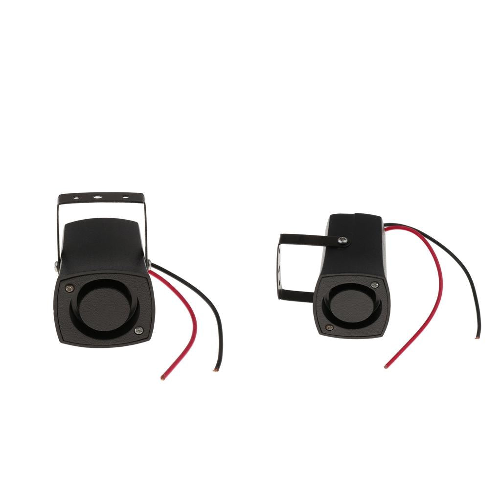 2Pcs 12V Car Reversing Alarm Horn Speaker Beeper Buzzer Warning Waterproof