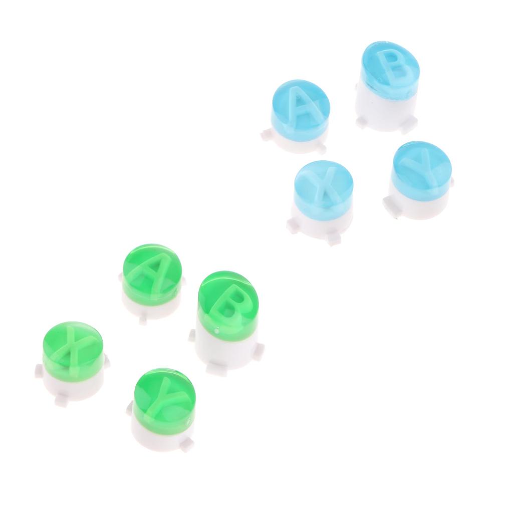 2 Set Aluminum Alloy ABXY Bullet Buttons Replacement for One Controller