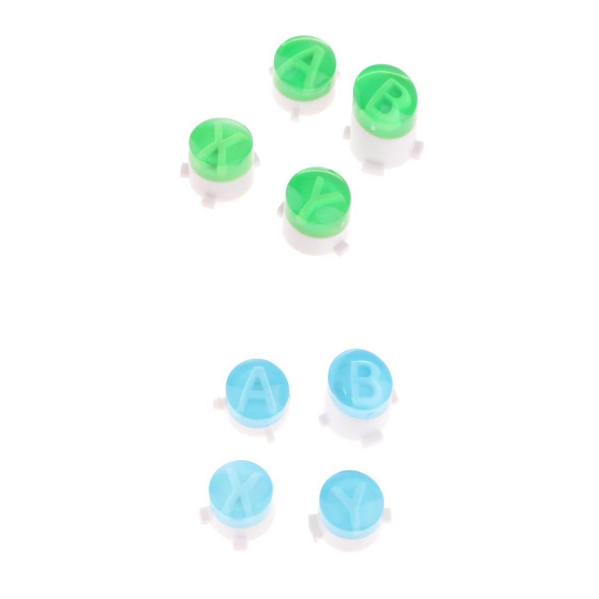 2 Set Aluminum Alloy ABXY Bullet Buttons Replacement for One Controller