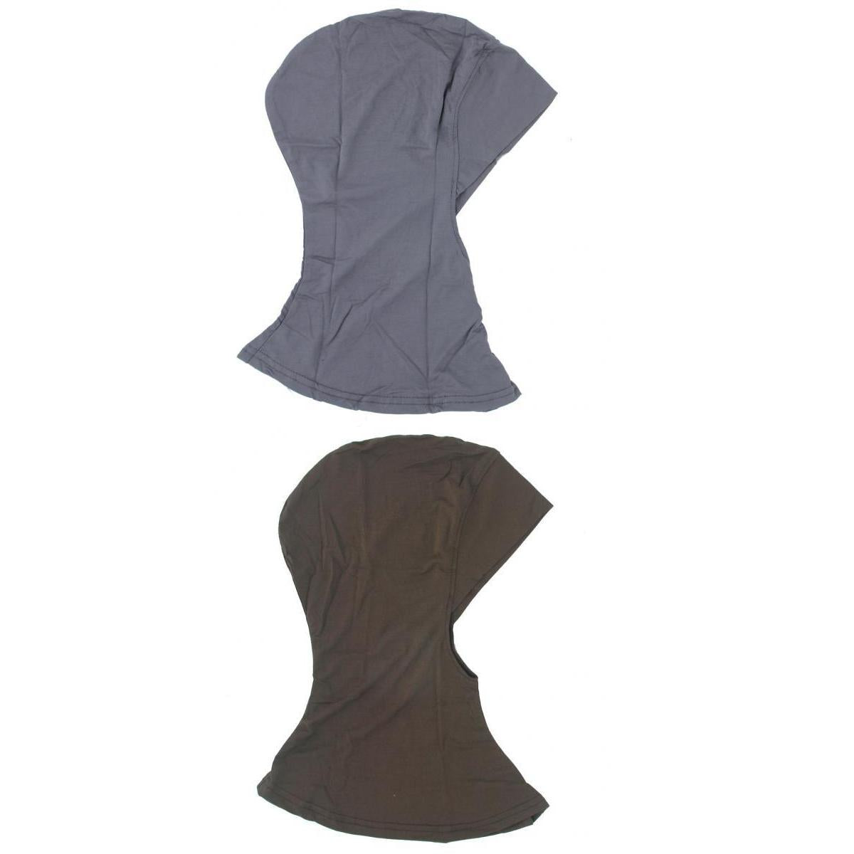 2 Pcs Muslim Full Cover Hijab Cap Islamic Underscarf Graceful Neck Head Hat