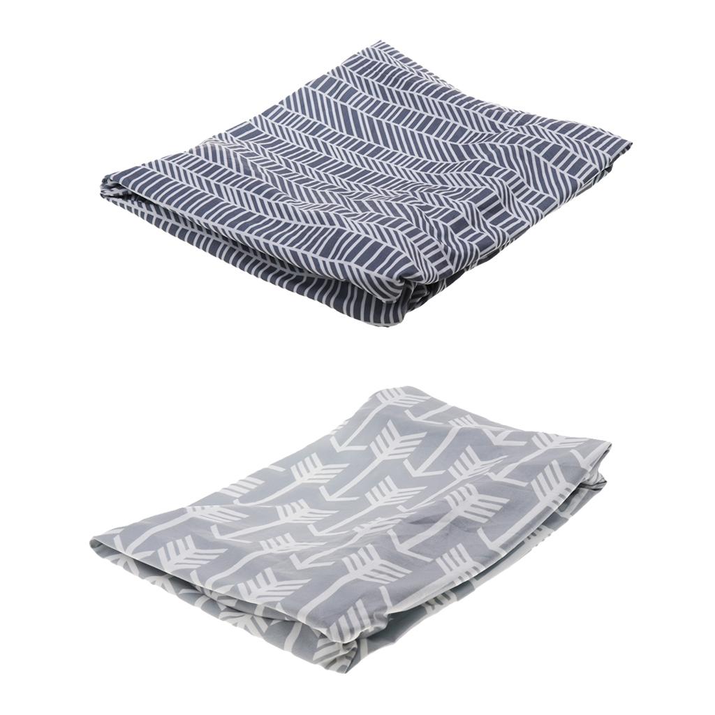 2 Pcs Baby Changing Table Pad Infant Diaper Nappy Changing Cover