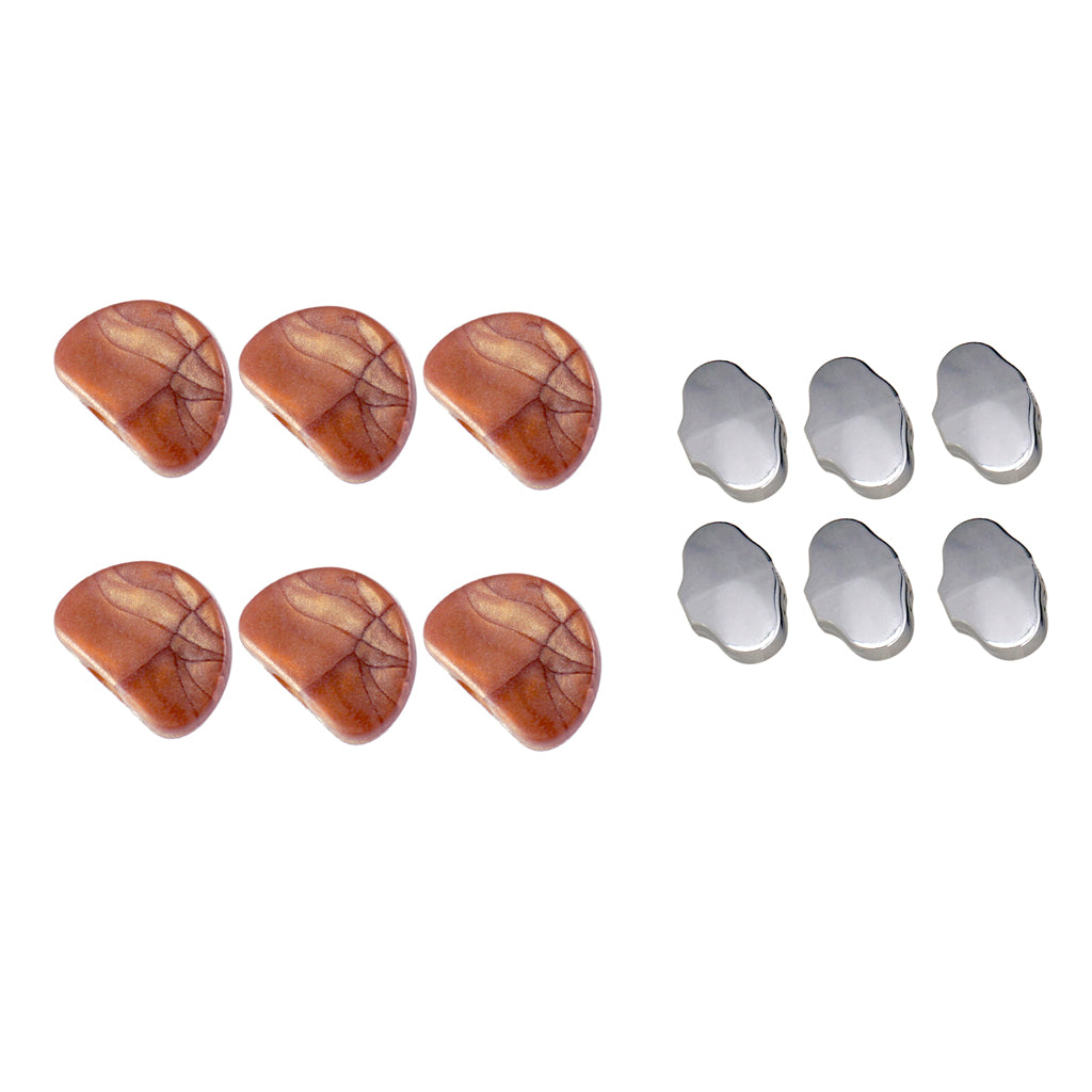 12 Pieces Tuning Pegs Machine Heads Knobs Handle for Guitar Parts