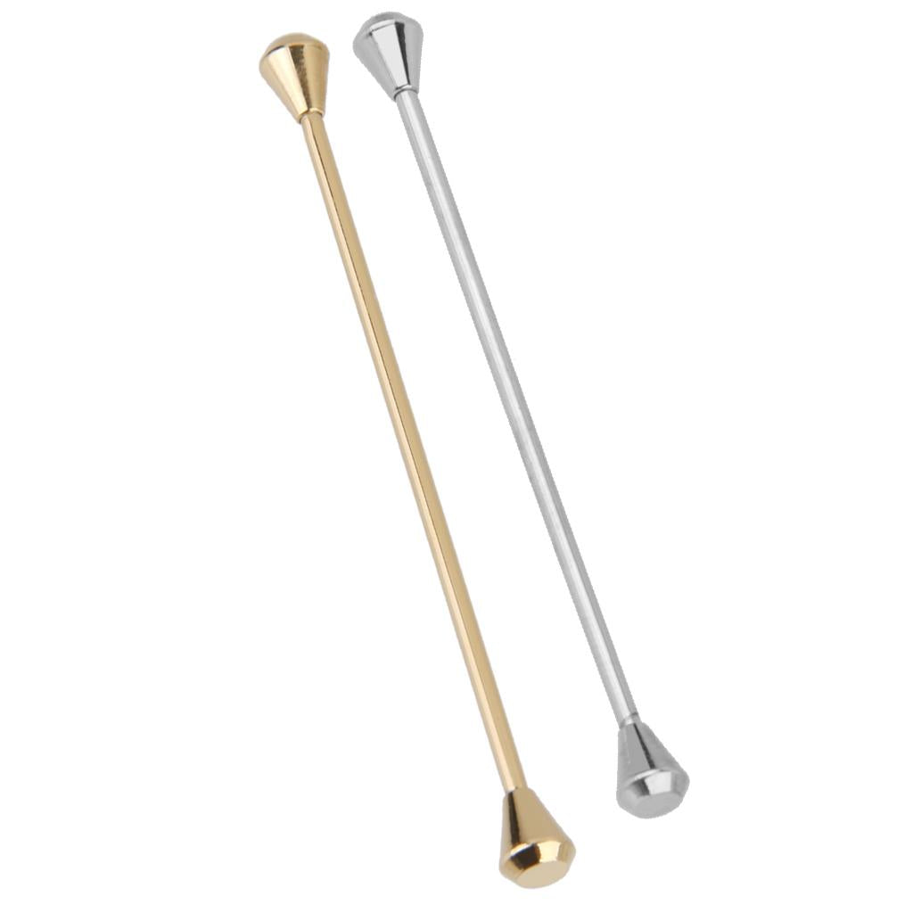 2pcs French Style Barbell Pin Necktie Clip Bar Wedding Party Suit Ornament