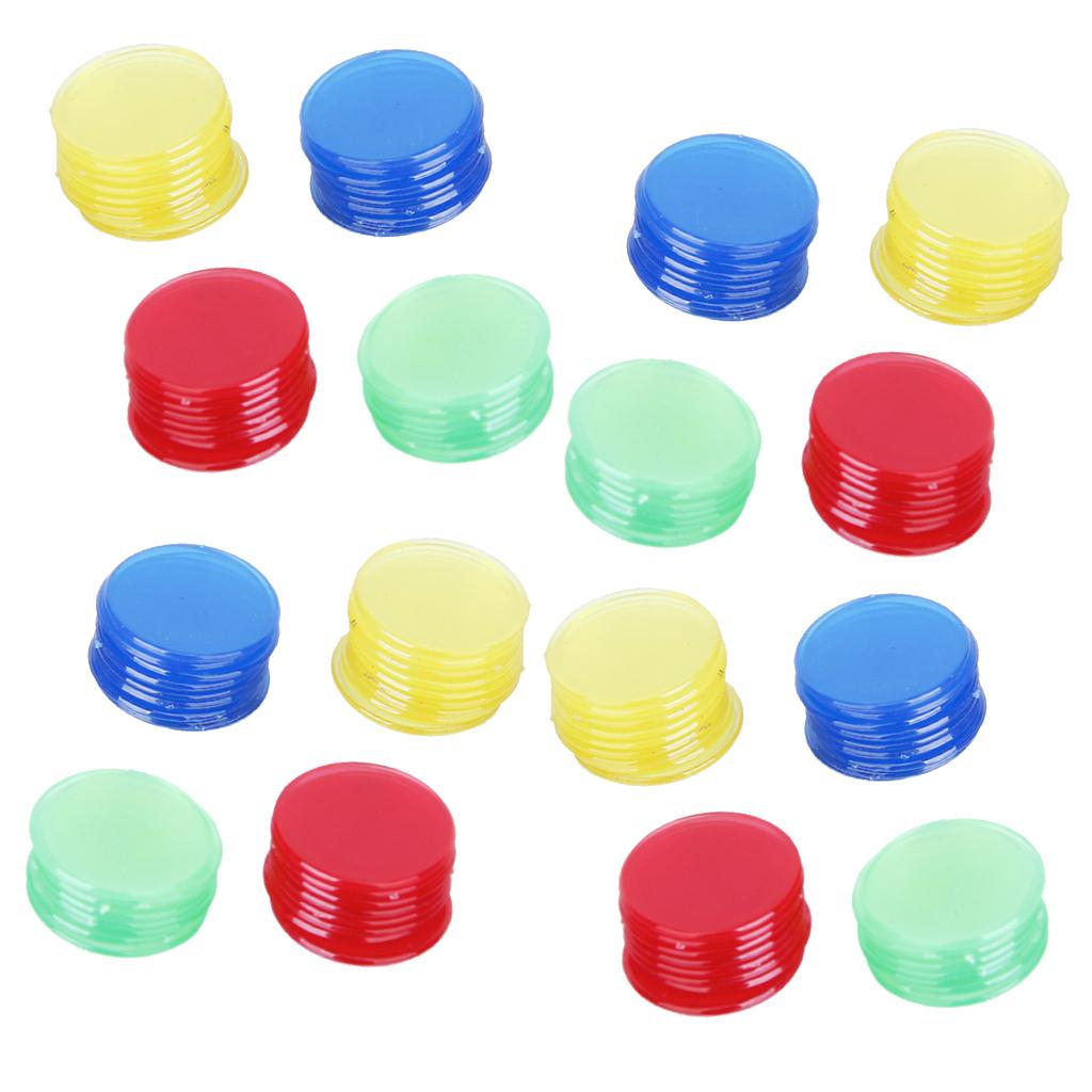 400 Pieces Casino Poker Chips 19mm Bingo Chips Tokens Casino for Card Games