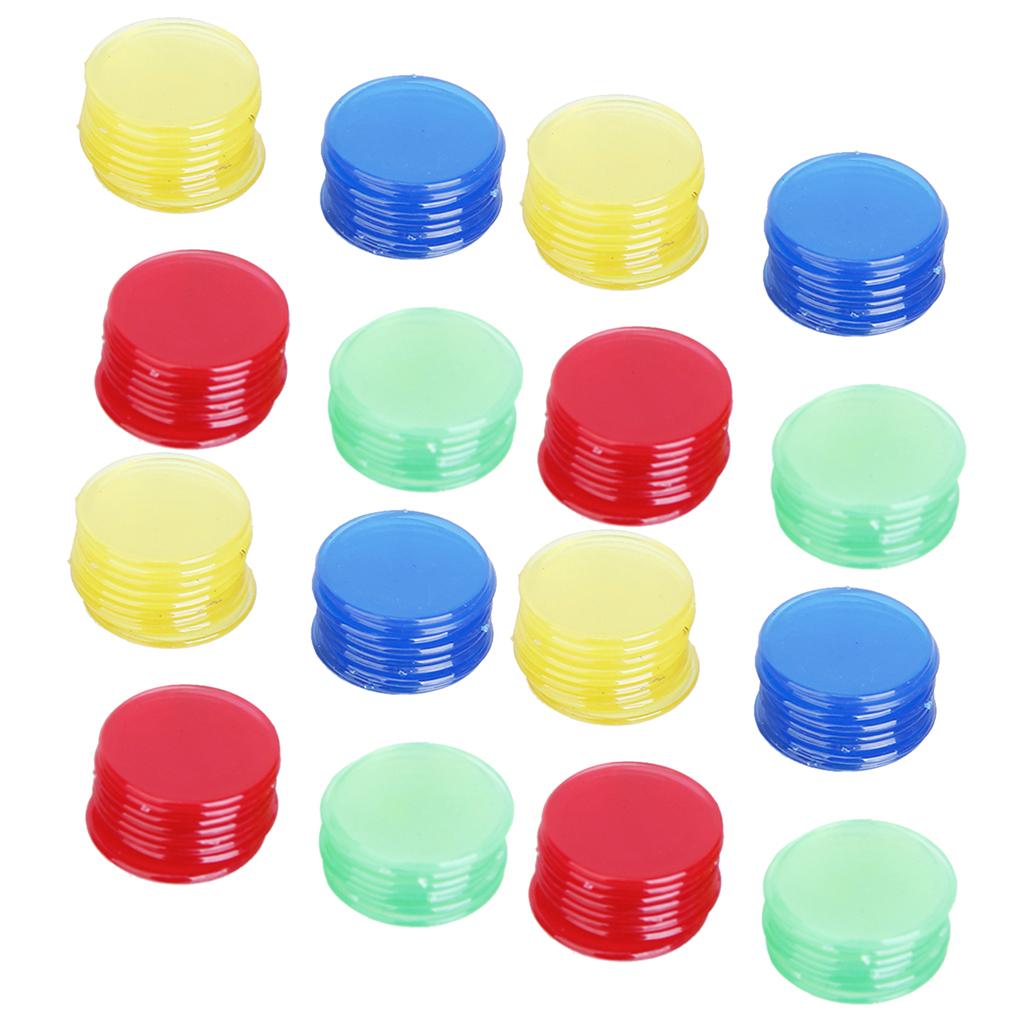 400 Pieces Casino Poker Chips 19mm Bingo Chips Tokens Casino for Card Games
