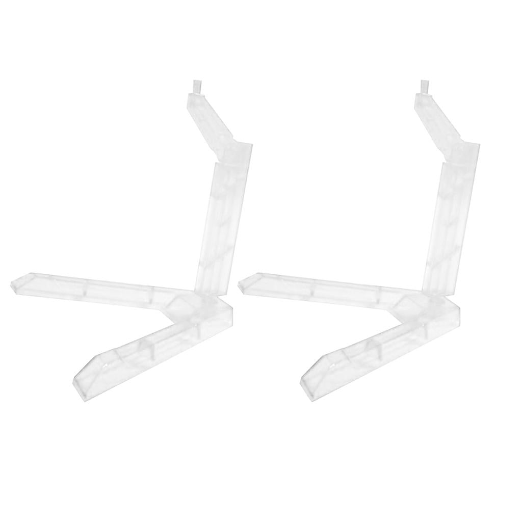 2 Pieces Action Base Suitable Display Stand For 1/144 HG/RG Figure