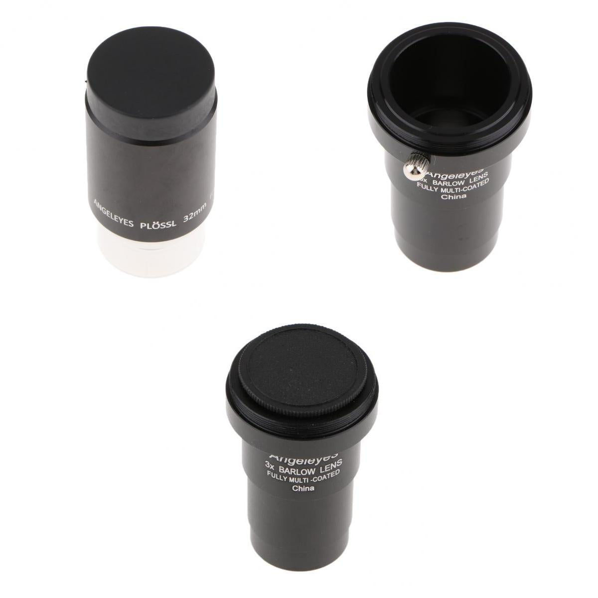5X 3X + Plossl 32mm Barlow Lens Astronomy Telescope Eyepiece for Celestron