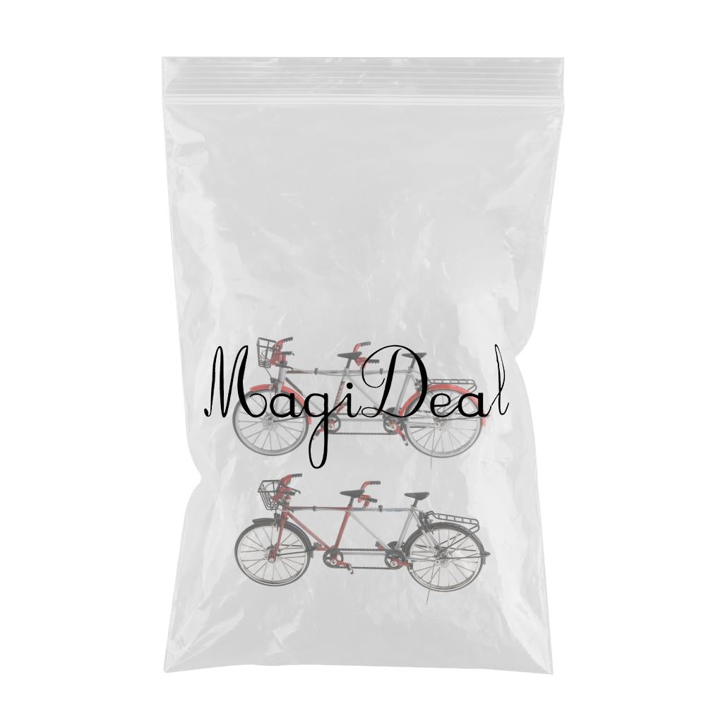 2 Pcs 1:10 Alloy Diecast Racing Tandem Bike Model Bicycle Toy Collection