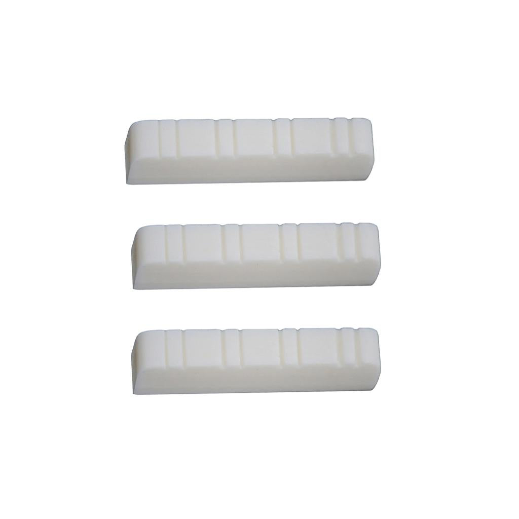 3 Pieces Bone Mandolin Nut for DIY Mandolin Parts 28x5x7mm