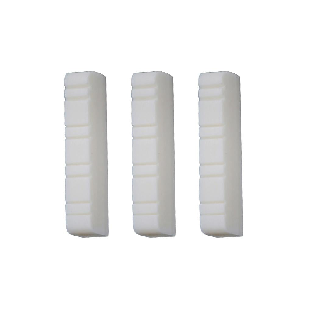 3 Pieces Bone Mandolin Nut for DIY Mandolin Parts 28x5x7mm