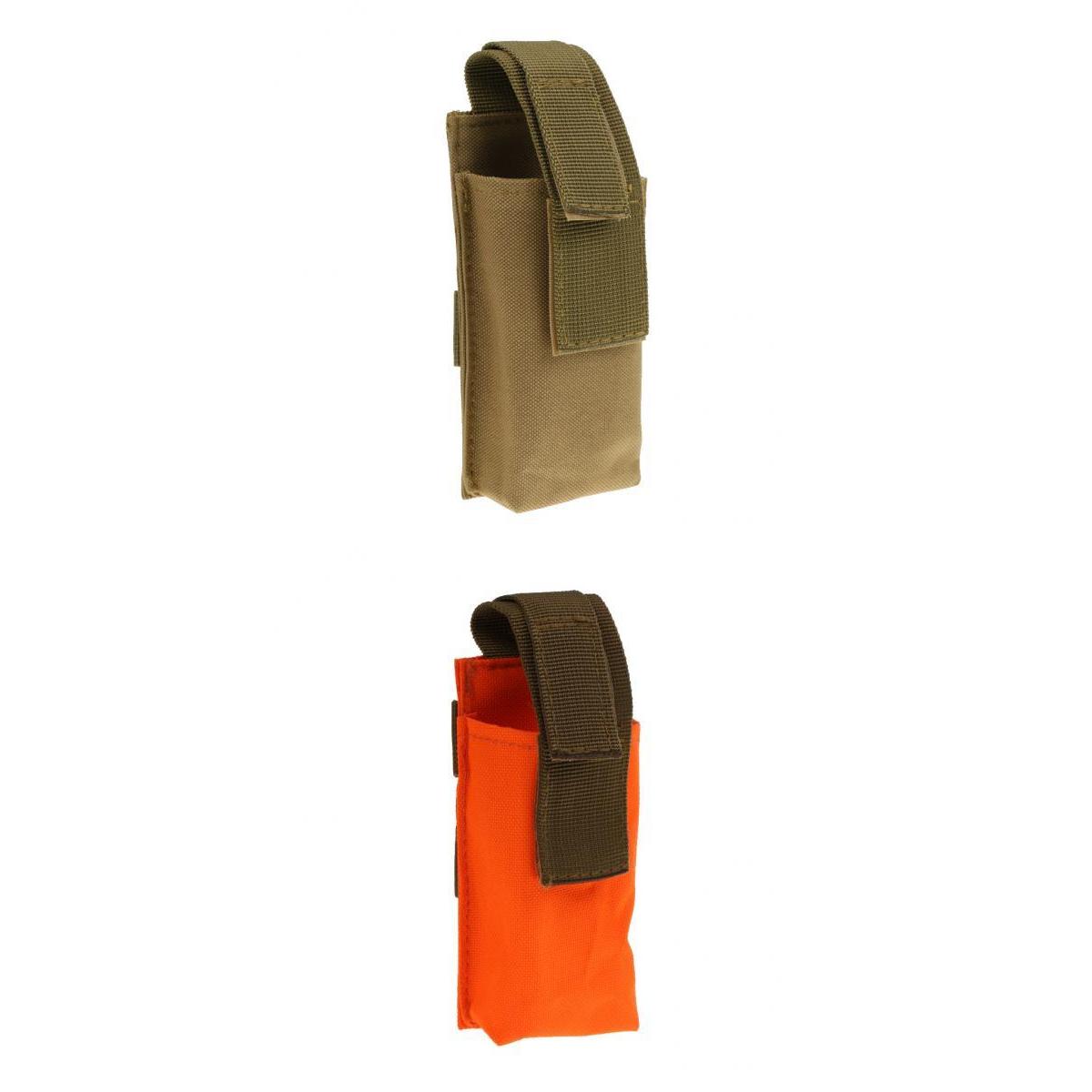 2pcs Outdoor Tactical Tourniquet Pouch with Shears Slot Orange Khaki