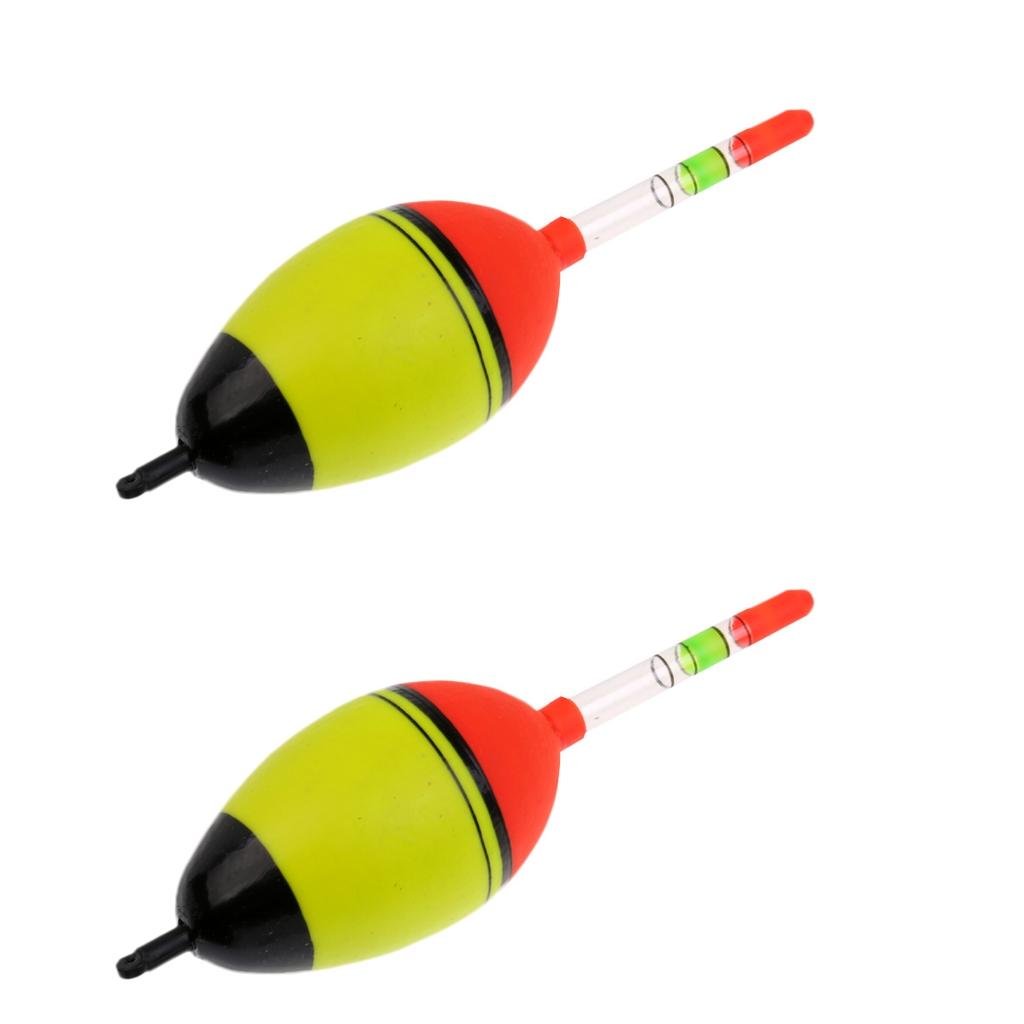 2pcs EVA Luminous Floating Sea Rock Fishing Striking Hard Tail Belly Floats