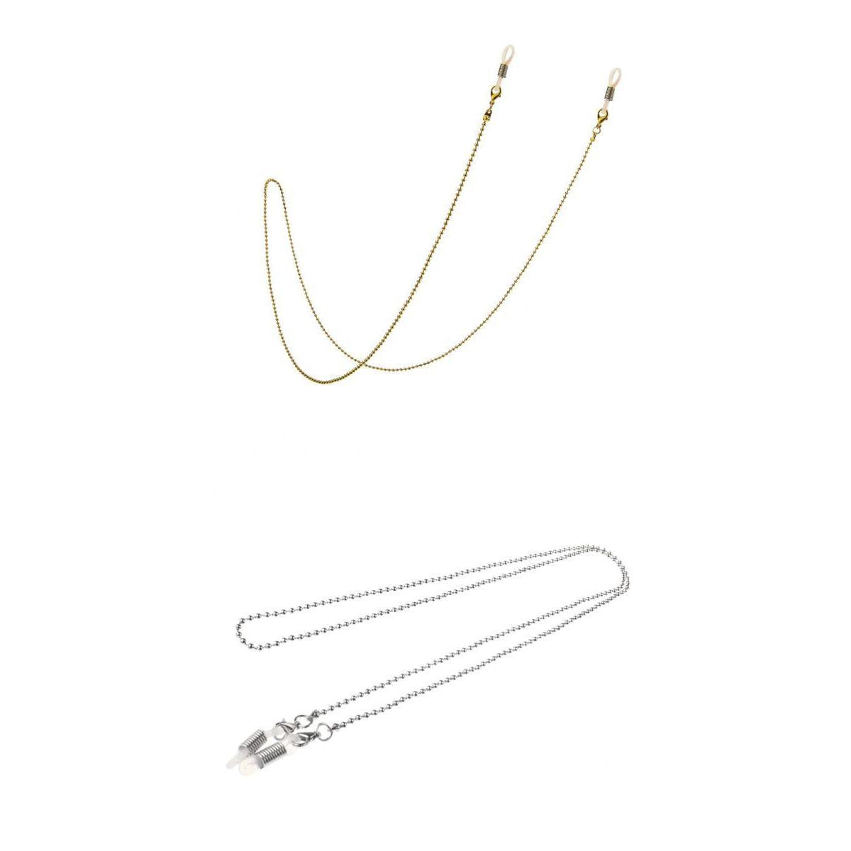 2 Pieces Bead Eyeglass Sunglasses Holder Glasses Retainer Cord Chain String