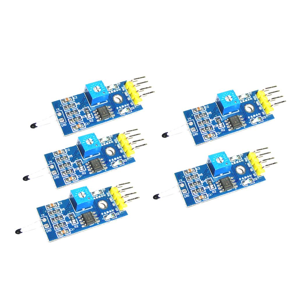 5x Temperature Sensor Module Thermistor Thermal Heat-sensitive Sensor Module