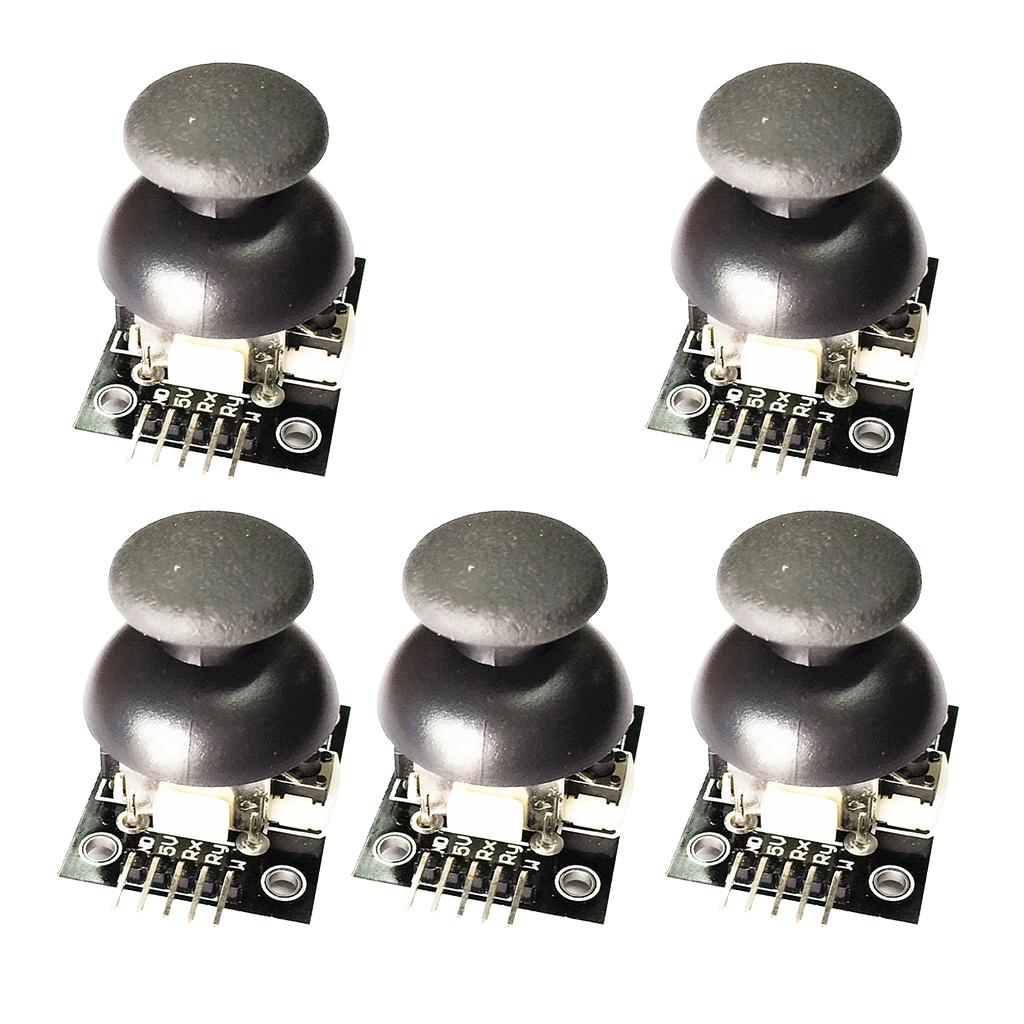 5pcs 5-Pin XY Dual Axis Joystick Thumb Stick Module Game Control for