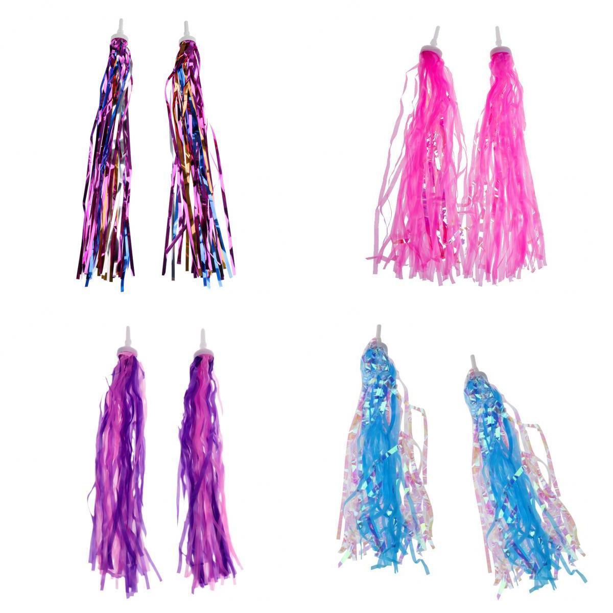 8x Bike Streamers Tricycle Kids Girls Handlebar Grip Tassels for Girls Boys