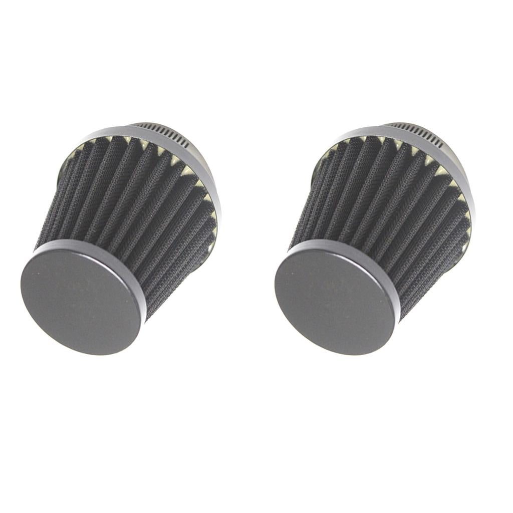 2Pcs Universal Motorcycle Dirt Bike ATV Cone Air Intake Filter Cleaner 60mm