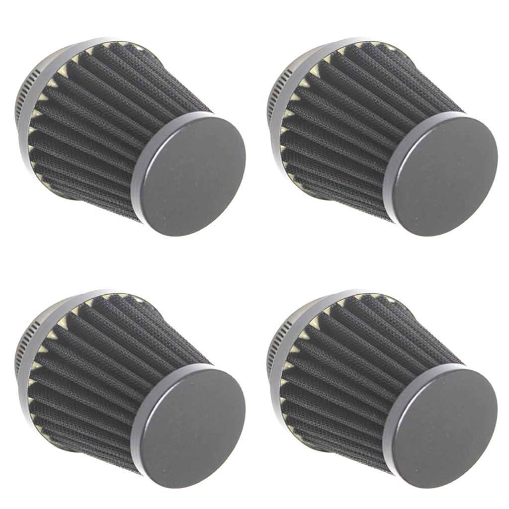 4Pcs Universal Motorcycle Dirt Bike ATV Cone Air Intake Filter Cleaner 60mm