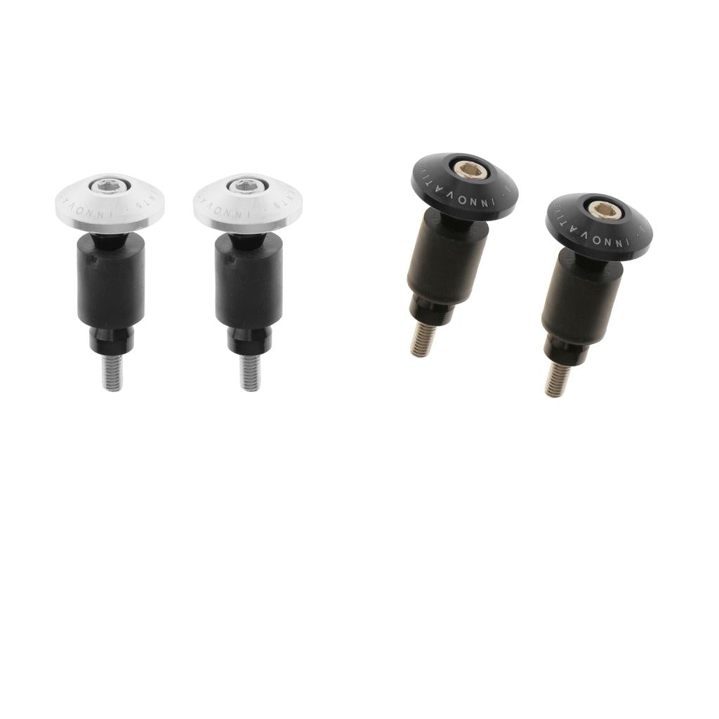 7/8 CNC Motorcycle Bike Handlebar Cap Hand Grips Bar End Plugs"