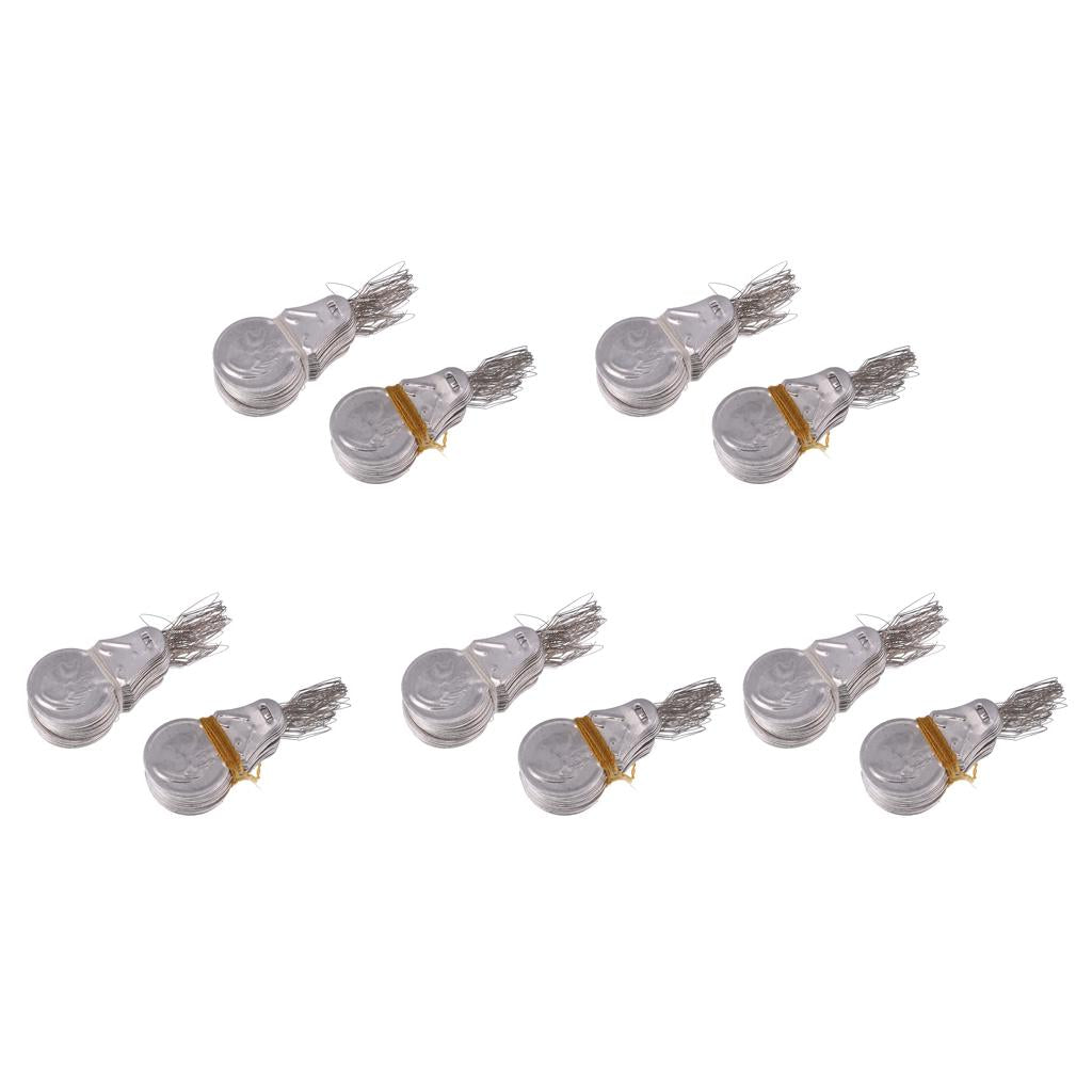 500Pcs Silver Wire Loop DIY Needle Threader Insertion Hand Machine Sewing