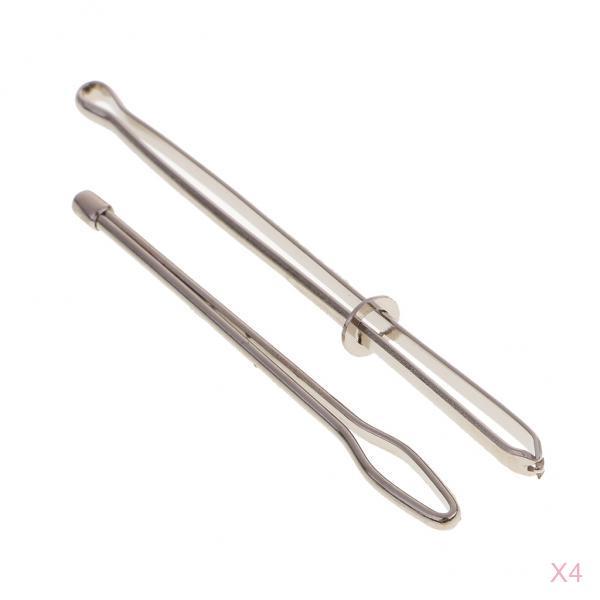 8Pcs Assorted Bodkin Needles Threader Tweezers Insert Elastic Sewing Tools