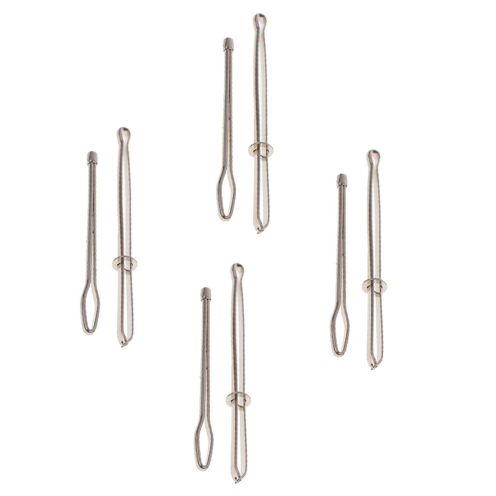 8Pcs Assorted Bodkin Needles Threader Tweezers Insert Elastic Sewing Tools