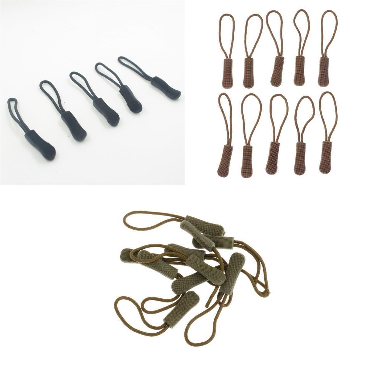 30Pcs/lot Non-slip Zipper Pull Cord Zip Puller Zip Fastener Replacements