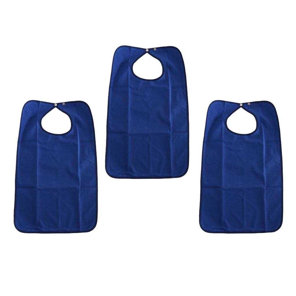 3pcs Waterproof Bib Meals Eating Protector Disability Patient Aid Apron 01