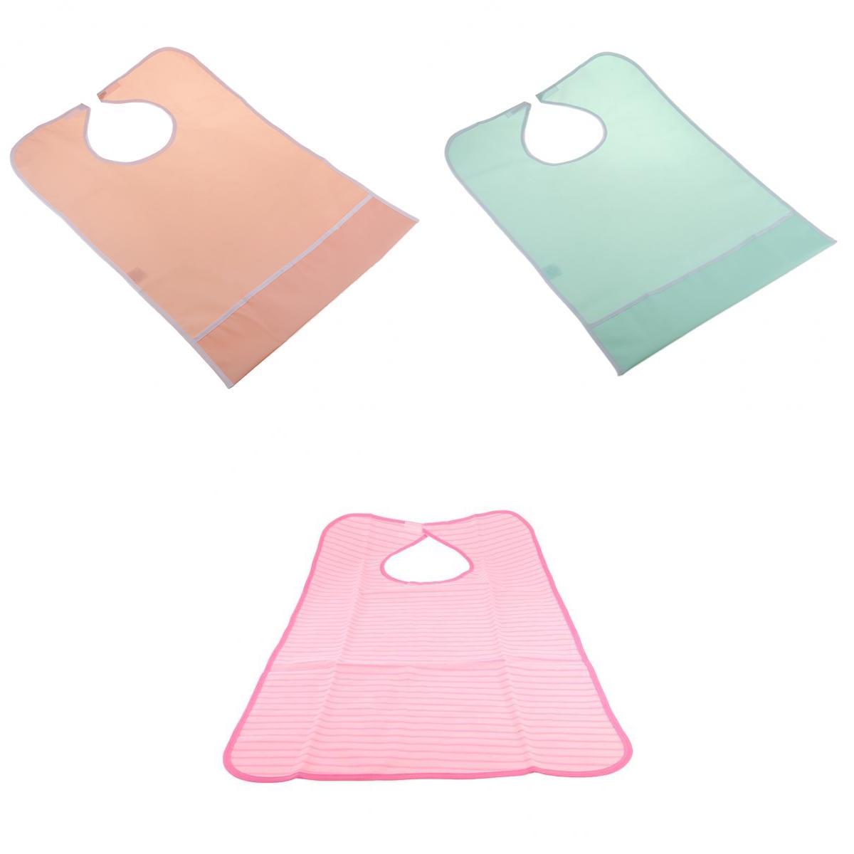 3pcs Waterproof Bib Meals Eating Protector Disability Patient Aid Apron 02