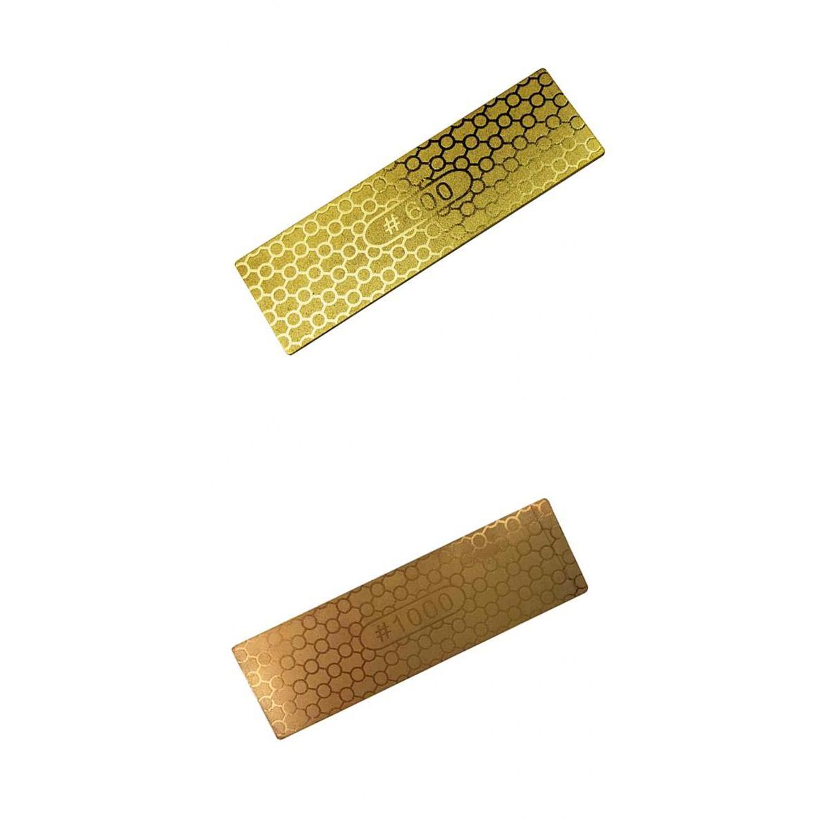 2pcs Double Side Diamond Sharpening Stone Grind Sharpener Whetstone