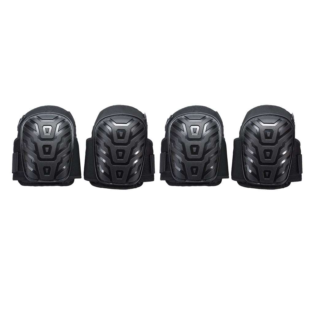 2 Pair Professional Work Knee Pads Gel Cushion Construction Adjustable