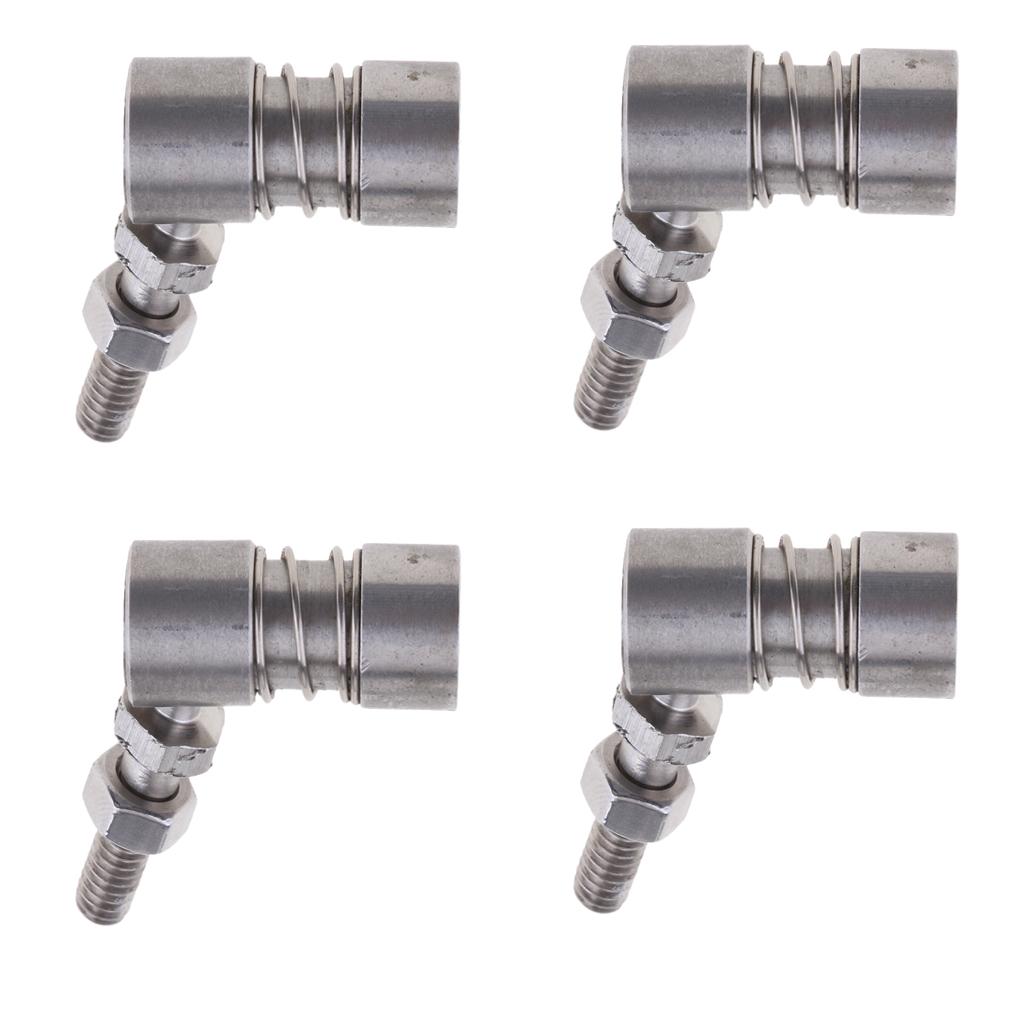 4X 304 Stainless Steel Control Cable Shift Throttle Ball Joint Boat Hardware