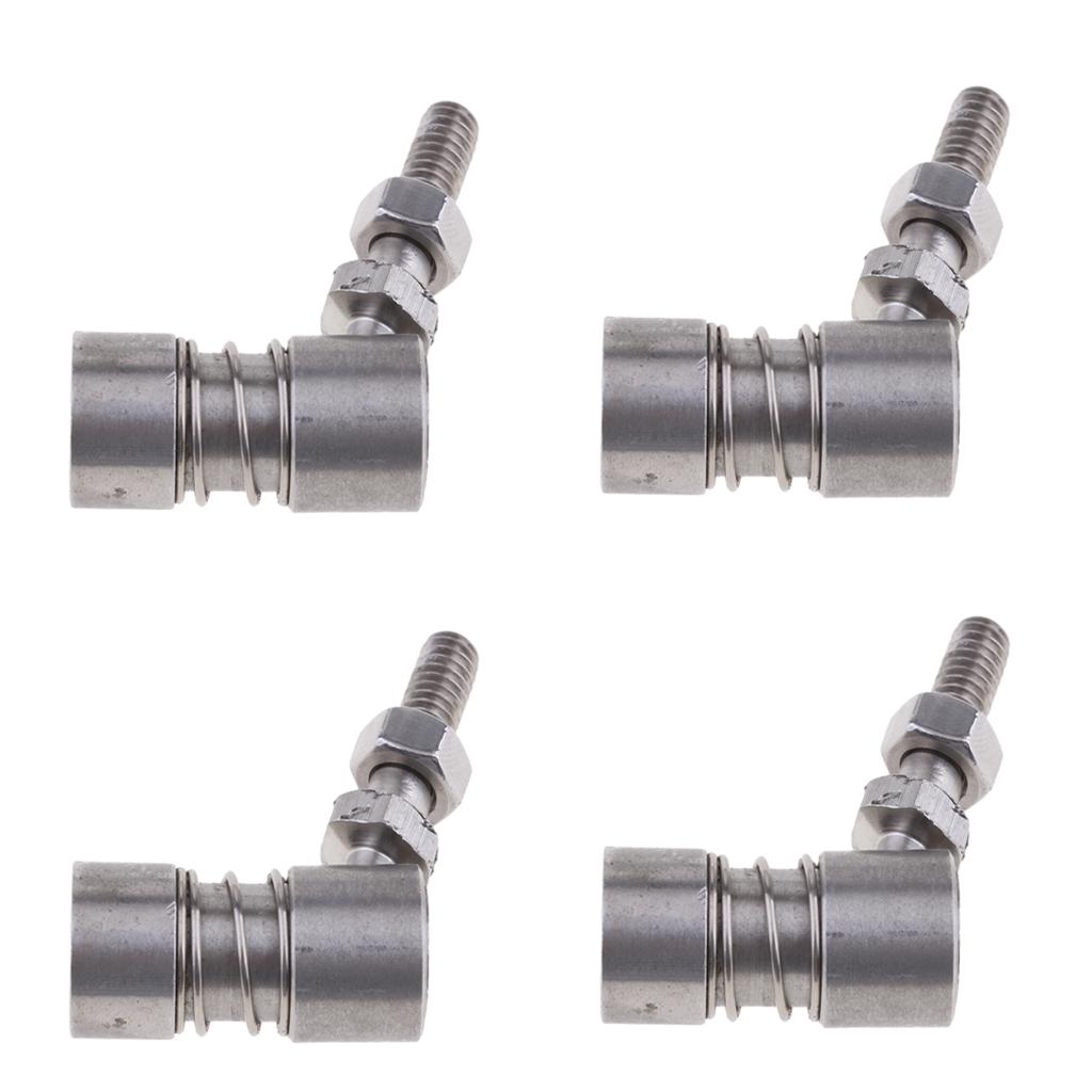4X 304 Stainless Steel Control Cable Shift Throttle Ball Joint Boat Hardware