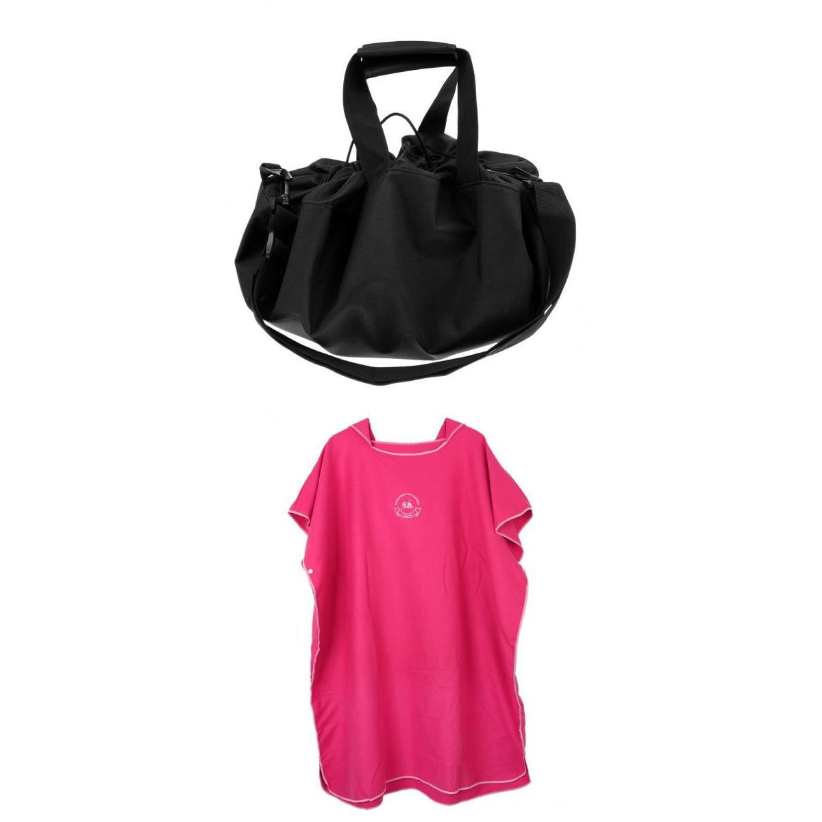 Adult Surf Beach Hood Poncho Wetsuit Changing Robe & Changing Mat Rosy