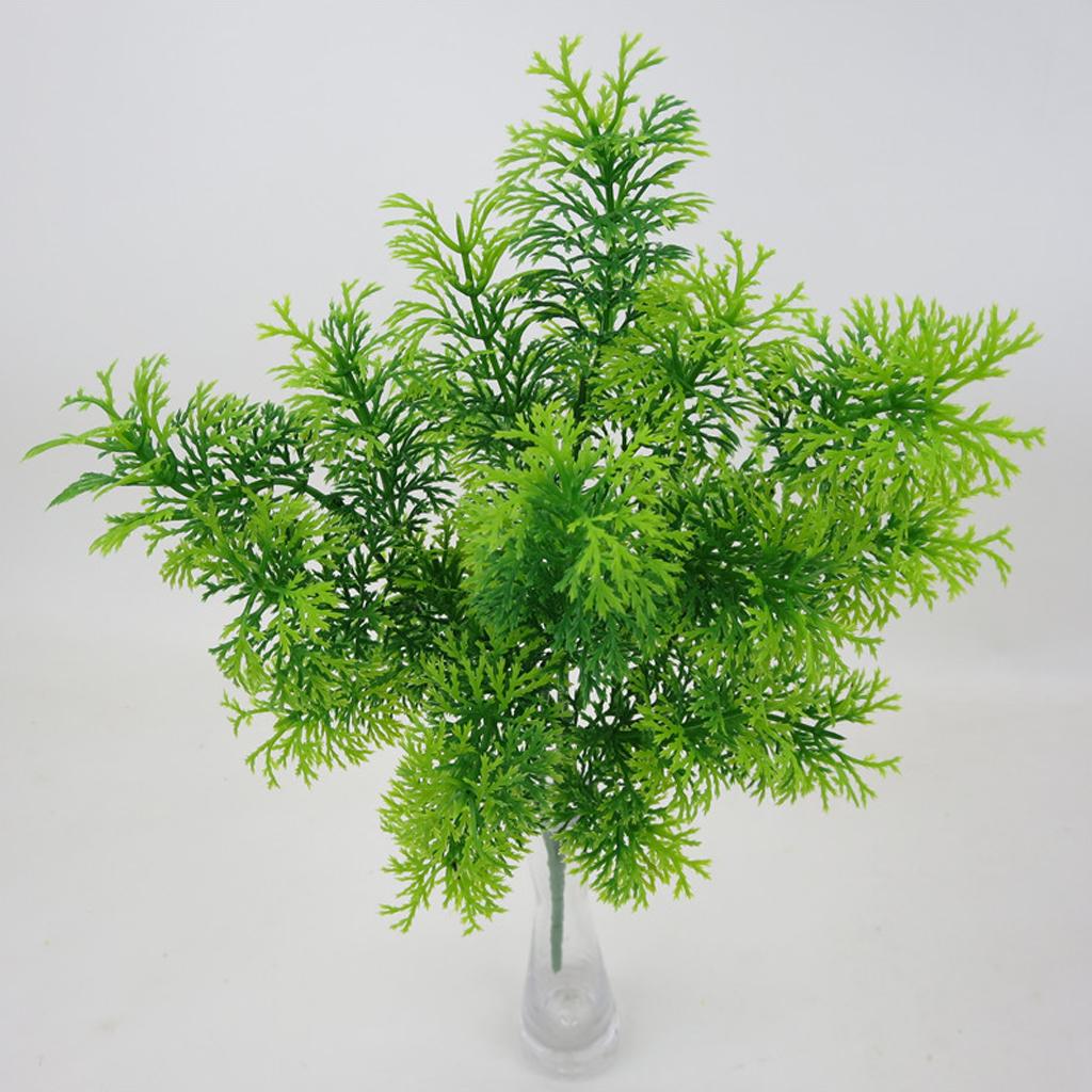 6Pcs 30cm Green Artificial Cedar Tree Home Garden Decoration Conifer Tree