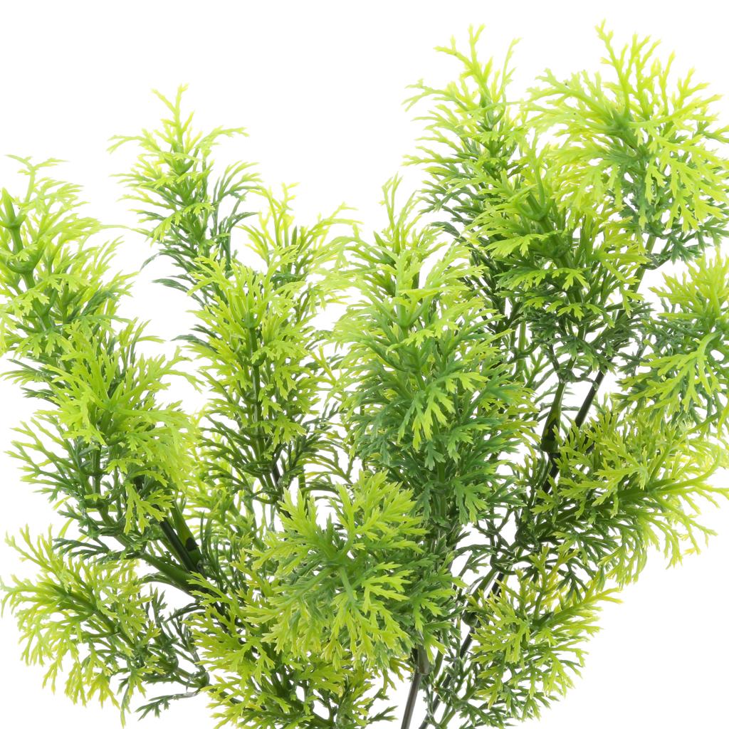 6Pcs 30cm Green Artificial Cedar Tree Home Garden Decoration Conifer Tree