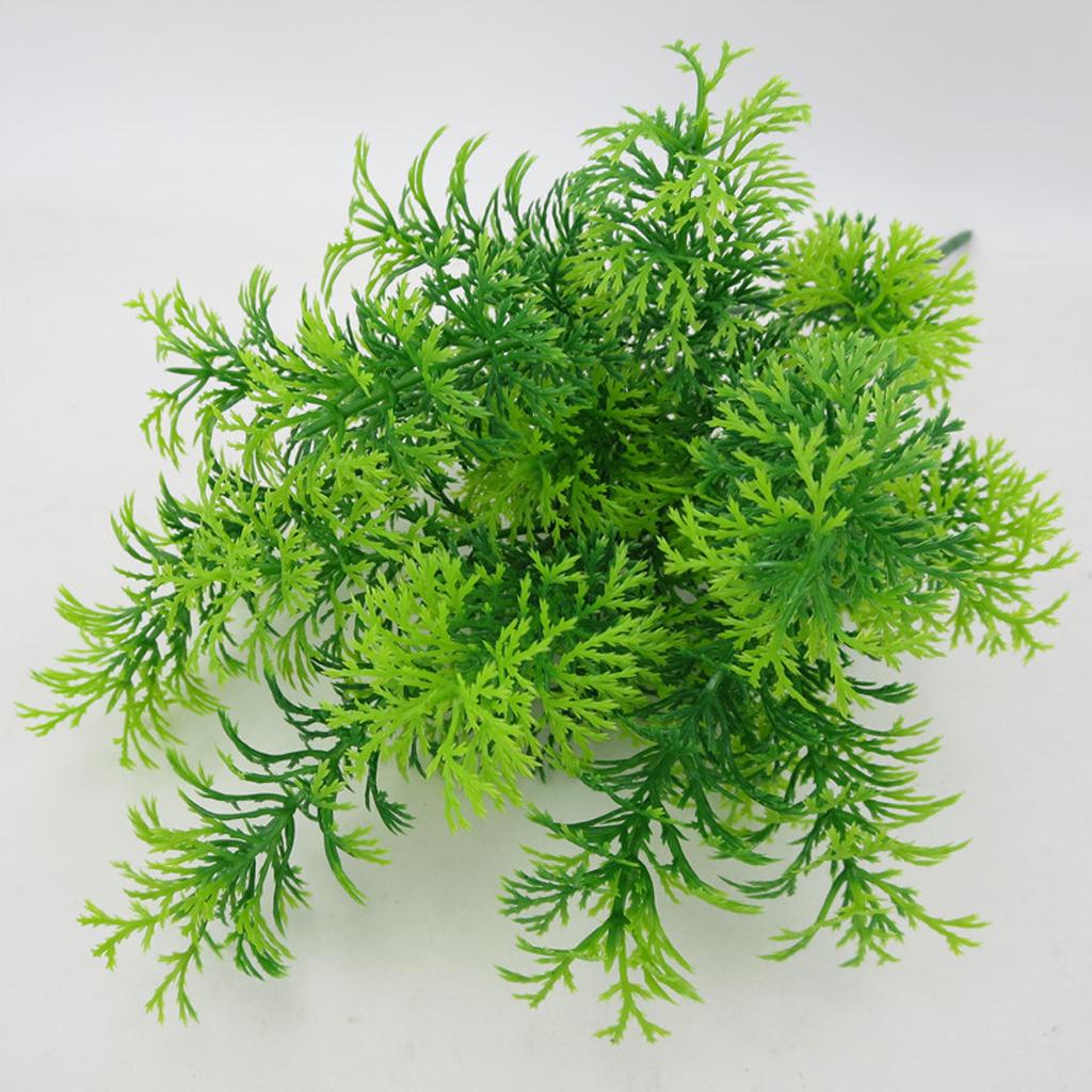 6Pcs 30cm Green Artificial Cedar Tree Home Garden Decoration Conifer Tree