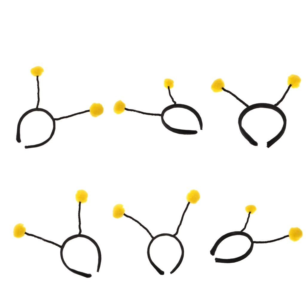 4Pcs Insect Antenna Headband Costume Bumblebee Bee Alien Fancy Dress