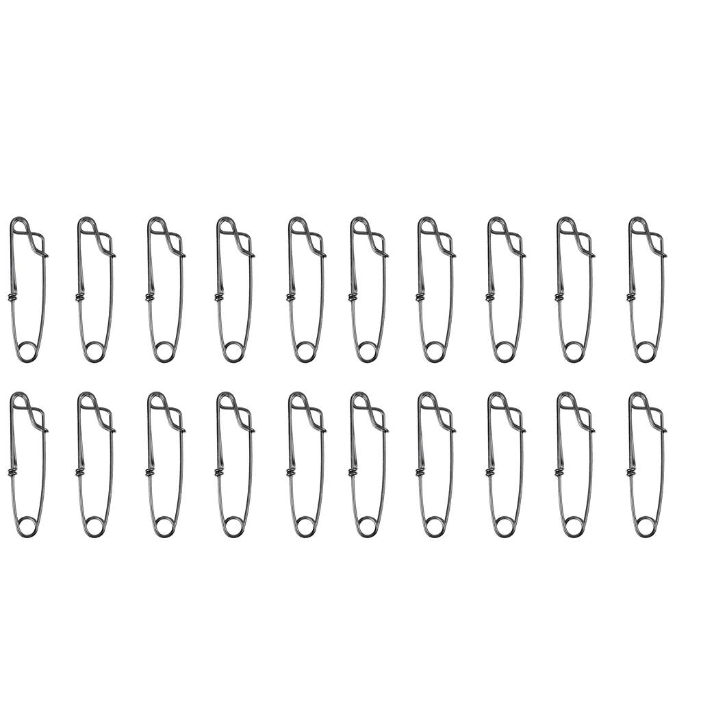 20Pcs Stainless Steel Long Line Longline Clips for Fishing Snapper or Shark