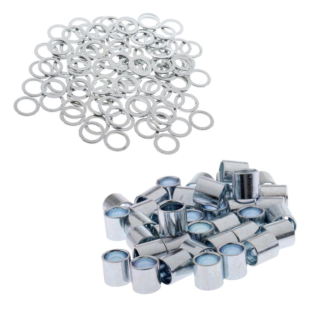 140pcs Skateboard Longboard Hardware Set Speed Washers and Bearing Spacers