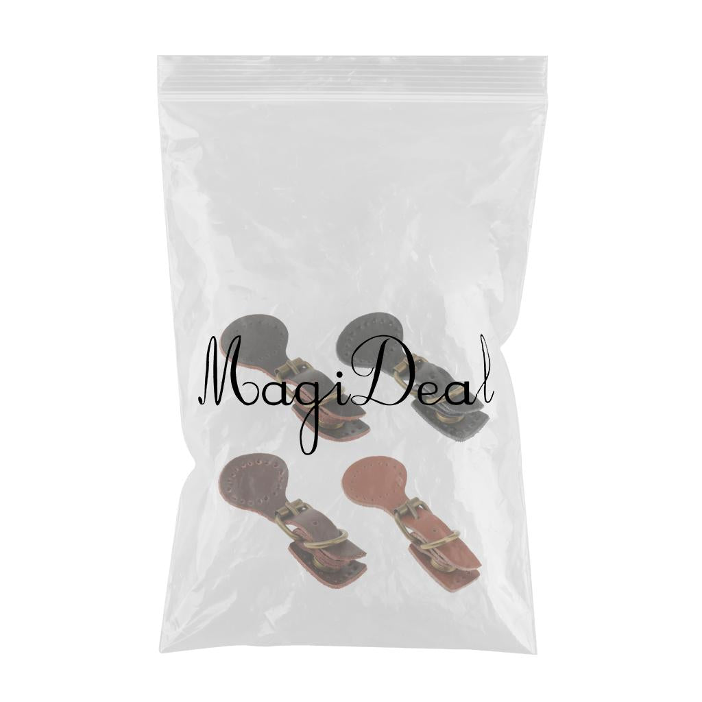 4 Sets Sew on Leather Magnetic Snap Buckles DIY Bag Handbag Replacement