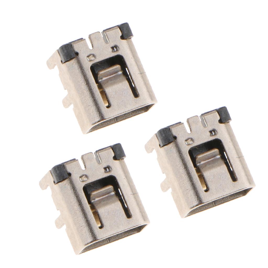 3Pcs Power Port Charging Socket Connector Repair For Nintendo DSi/DSi XL/2DS