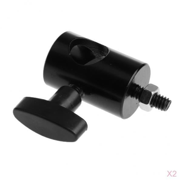 2Pieces 5/8 Inch (16mm) Receiver with 1/4 Inch-20 Thread Rapid Adapter Mount