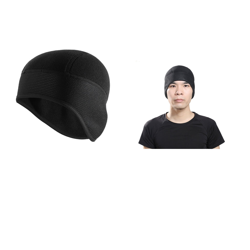 2Pcs Outdoor Sports Hat Winter Thermal Fleece Cycling Running Ear Warm Caps