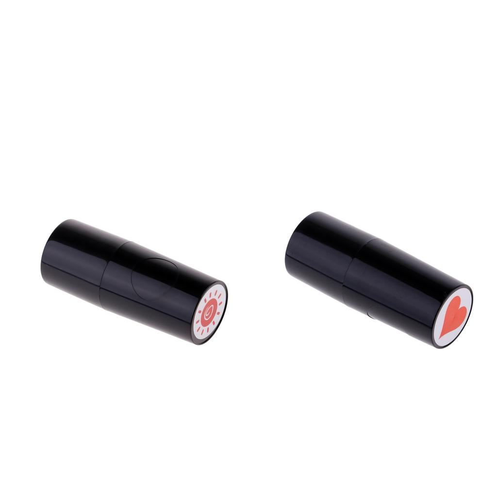 2Pcs Long Lasting Golf Ball Stamp Stamper Marker Impression Seal for Golfer