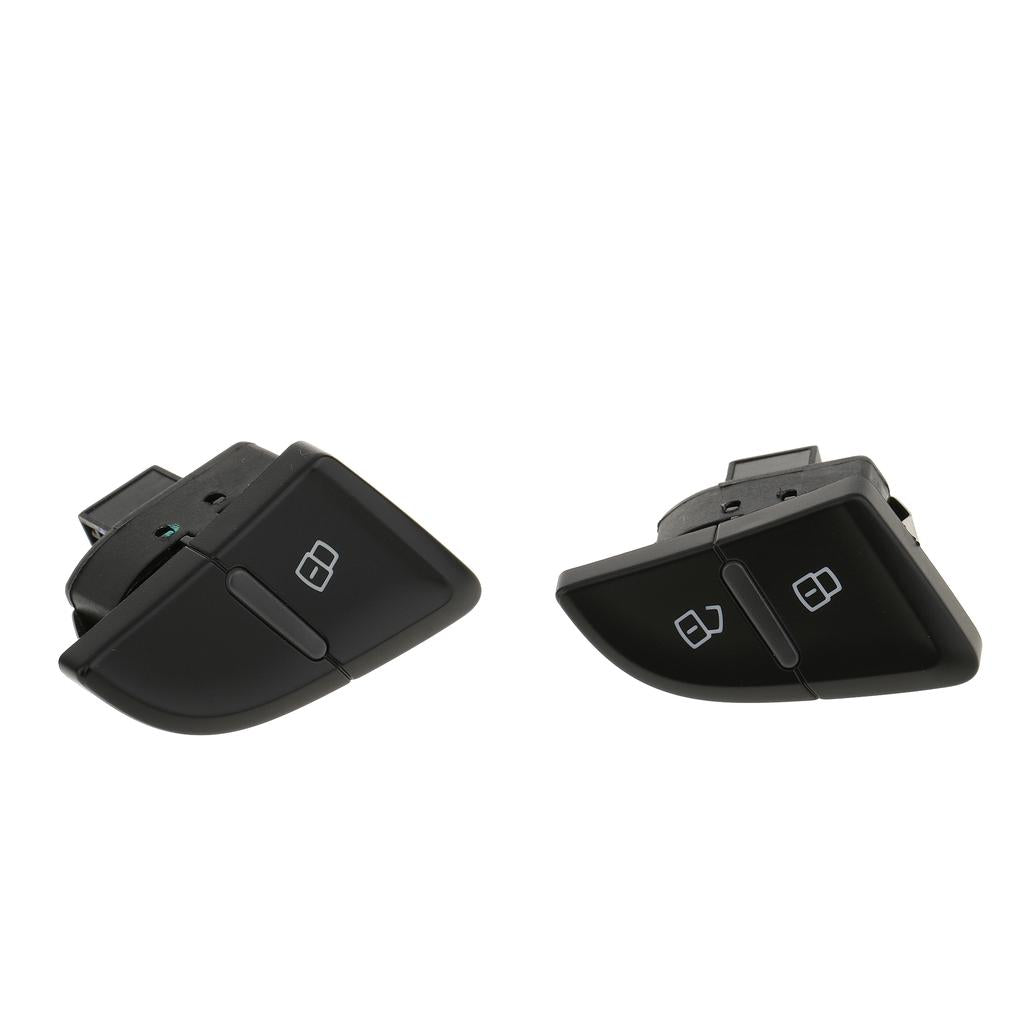 2pcs Left Power Door Lock Latch Switch Button for Audi A4 A4L B8 Front+Rear