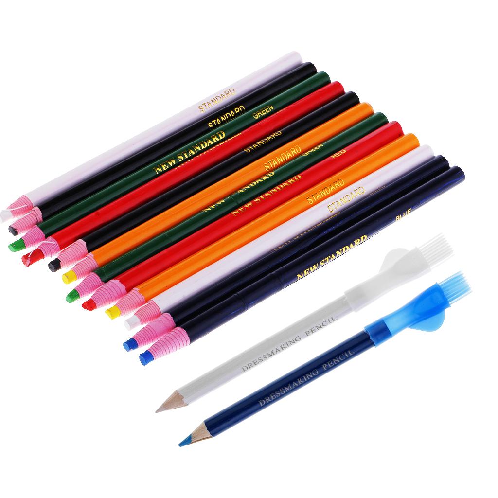 14Pcs Tailors Chalk Pen Pencil For Sewing Dressmakers DIY & Peel Off Markers