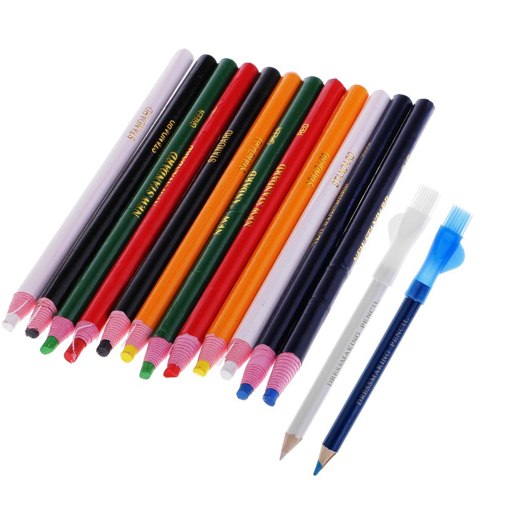 14Pcs Tailors Chalk Pen Pencil For Sewing Dressmakers DIY & Peel Off Markers